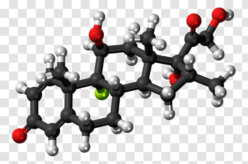 11-Deoxycortisol Molecule Glucocorticoid Ball-and-stick Model - Corticosterone - Steroid Hormone Transparent PNG
