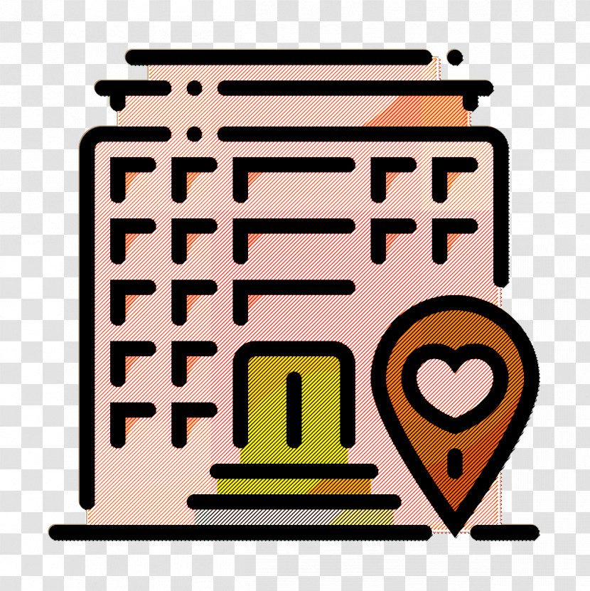 Hotel Icon Wedding Icon Transparent PNG