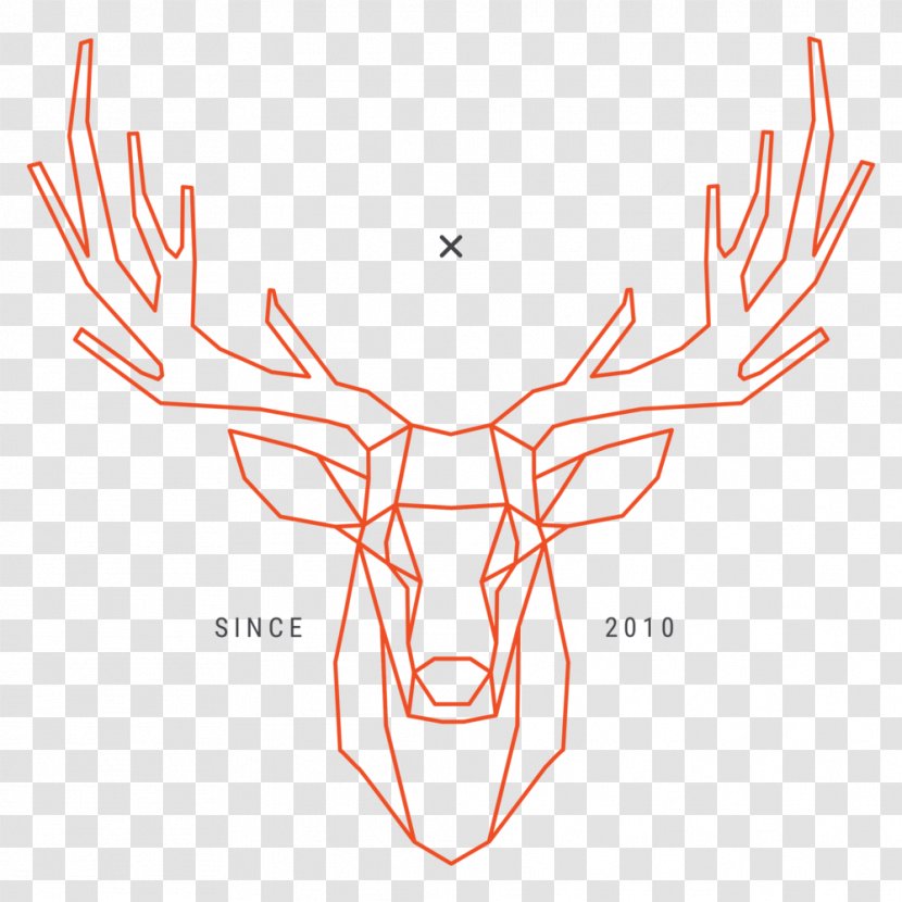 Reindeer Image Vector Graphics Drawing - Heart - Deer Transparent PNG