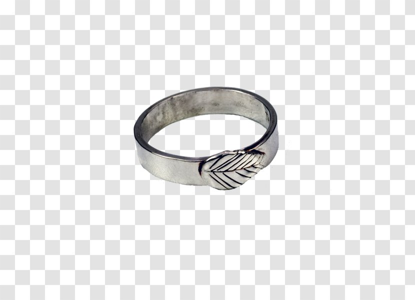 Wedding Ring Sterling Silver Body Jewellery - Leaf Transparent PNG
