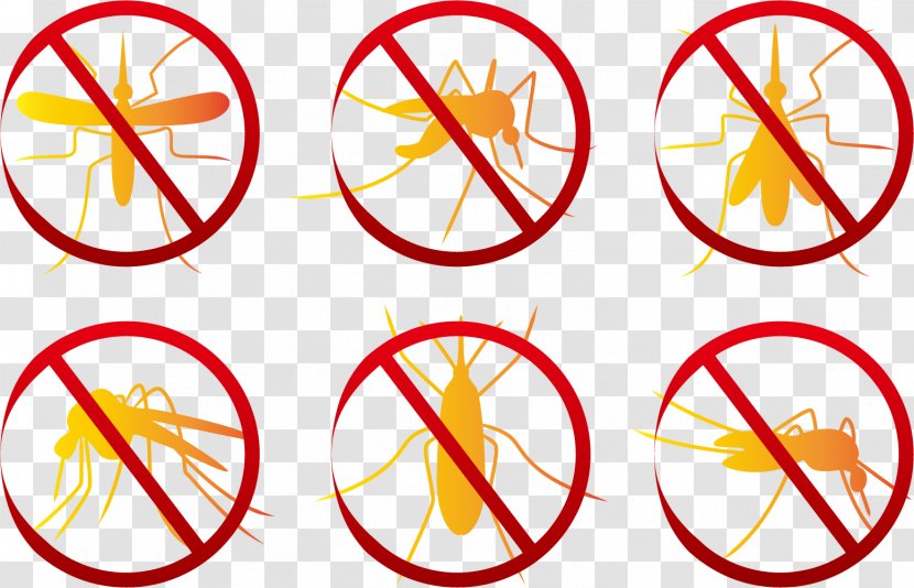 Mosquito Rat Pest Sticker - Area - Yellow Transparent PNG