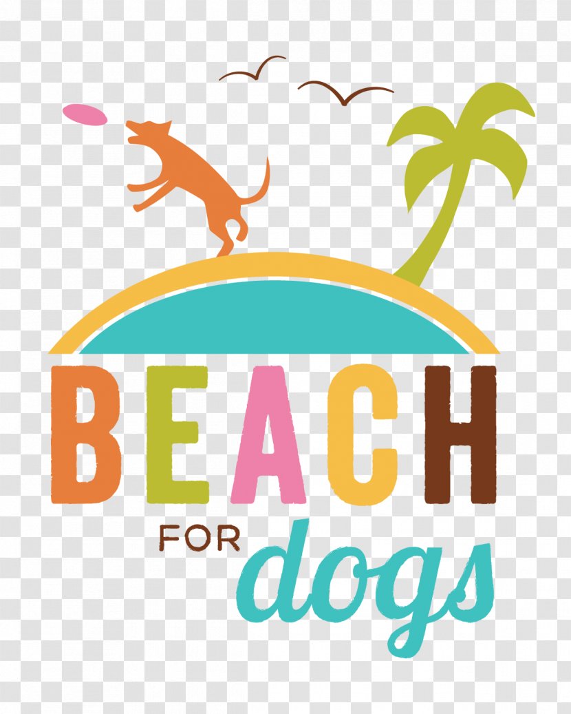 Beach For Dogs Logo Clip Art - Area - Dog Transparent PNG