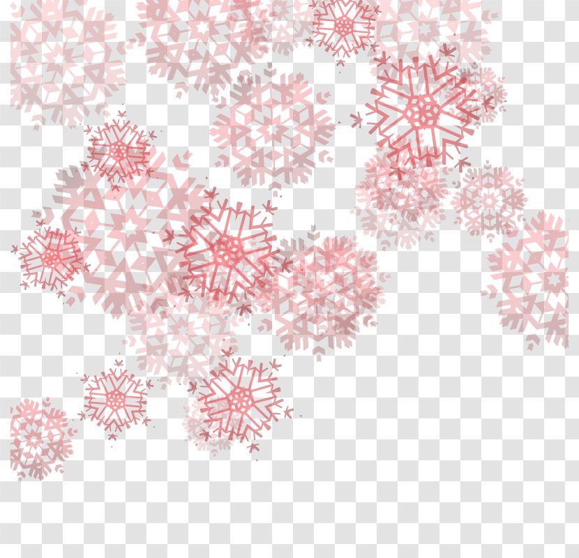 Snowflake Euclidean Vector - Christmas - Background Transparent PNG