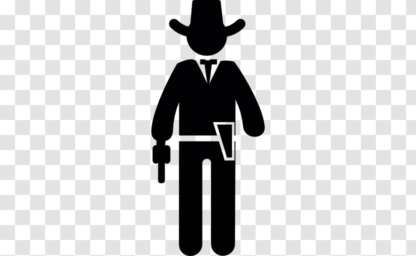 Cowboy - Silhouette - American Frontier Transparent PNG