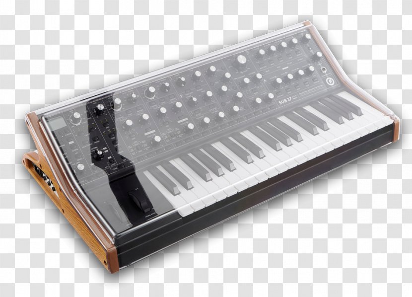 Moog Little Phatty Sub 37 Slim Synthesizer Analog - Watercolor - Musical Instruments Transparent PNG