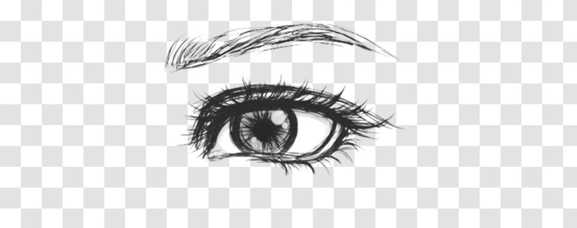 Drawing Eye Art Sketch - Flower Transparent PNG