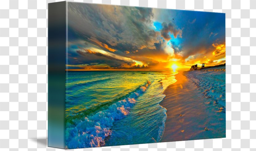 Shore Pensacola Beach Landscape Painting - Sunset Transparent PNG