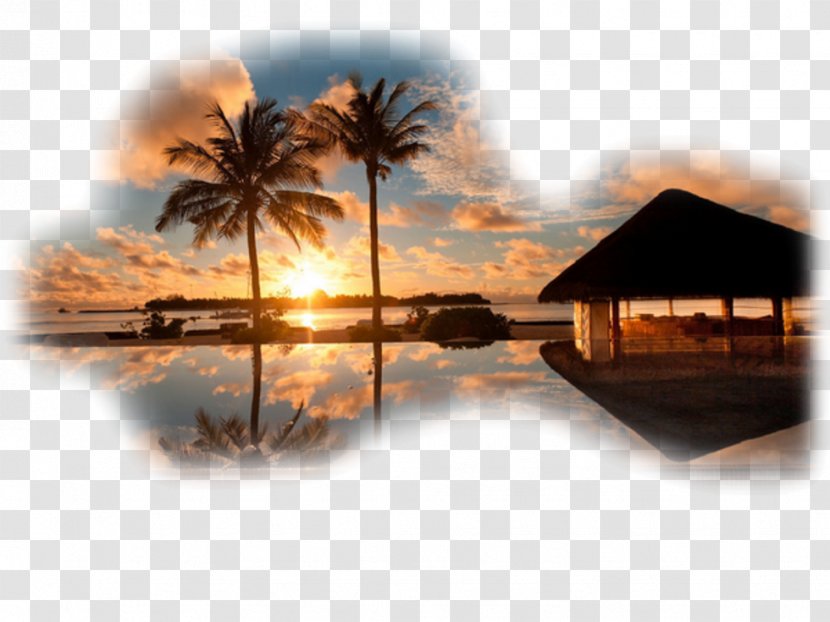 Desktop Wallpaper Photograph Image Sunset Beach - Sunrise Transparent PNG