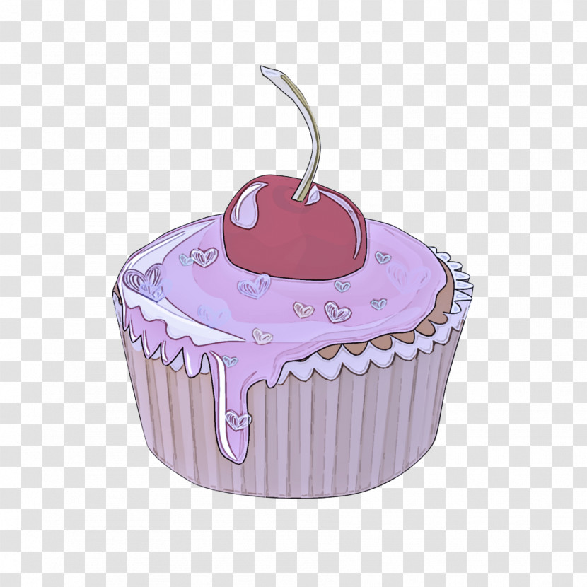 Pink Violet Cake Purple Cupcake Transparent PNG