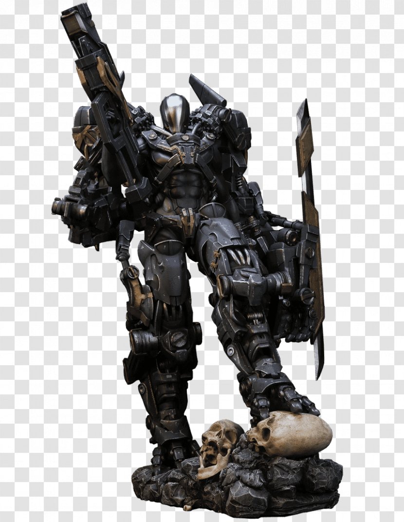 Warhammer 40,000 Sculpture Figurine Mecha Collectable - Action Figure - Hand Made Transparent PNG