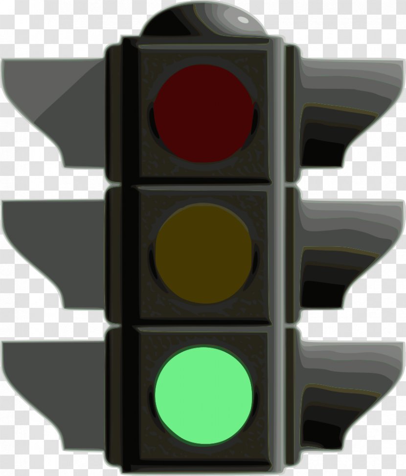 Traffic Light Car Cone Vehicle - Green Transparent PNG