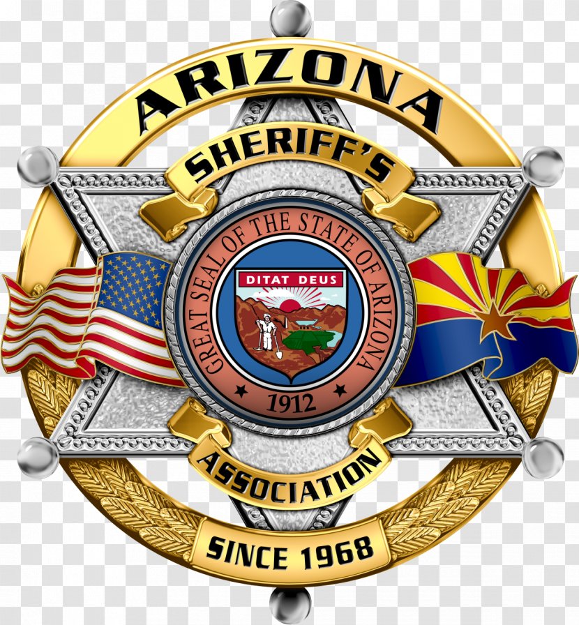 Arizona Association Of Counties Badge Sheriff Police - Ozaukee County Community Resources Transparent PNG