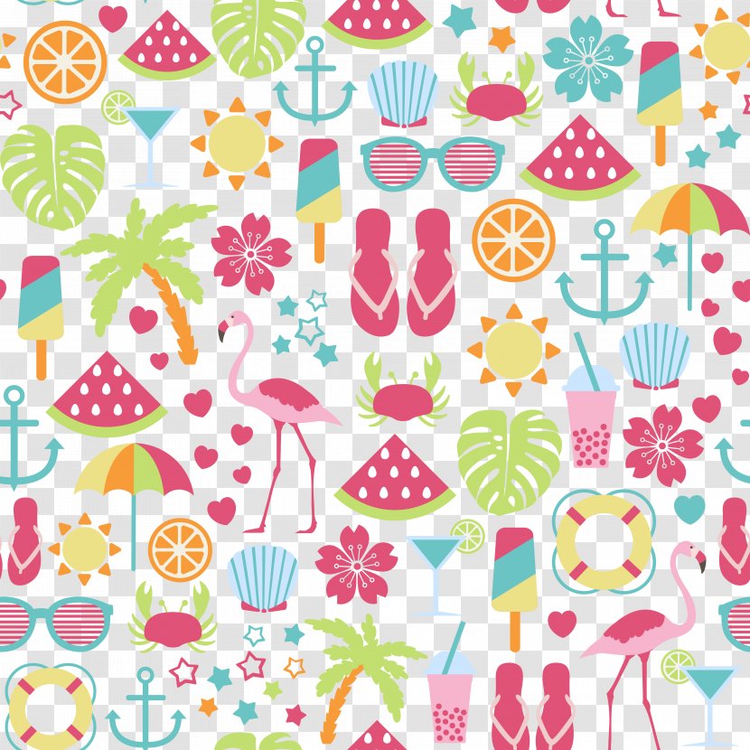 Vector Summer - Art - Textile Transparent PNG