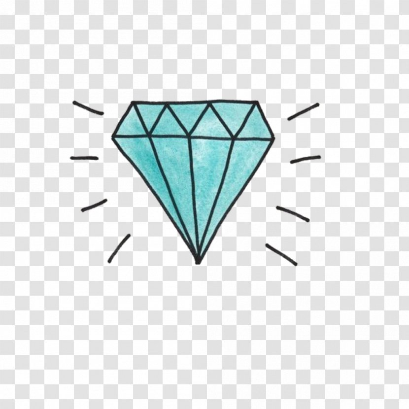 Clip Art Diamond Image Illustration - Blue - Rondell Transparent PNG