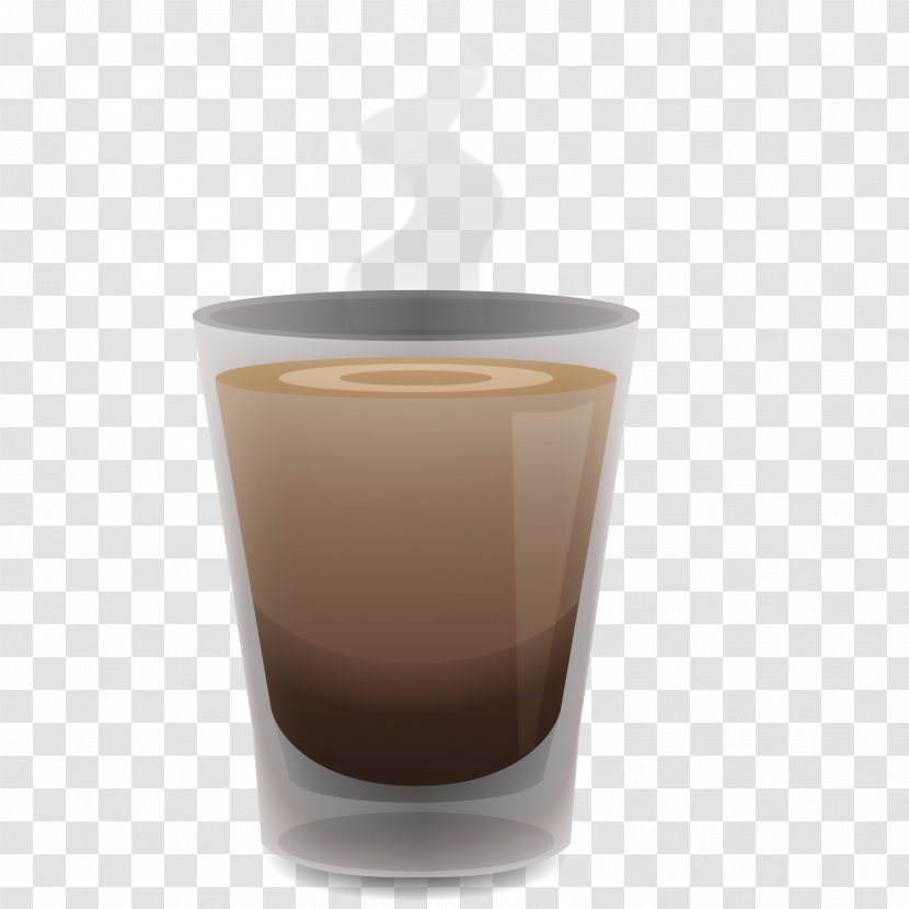 Coffee Cup Irish Cream Cuisine - Drink - Vector Black Transparent PNG