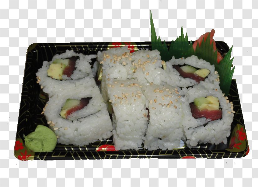 California Roll Bento Gimbap Sashimi Makunouchi - Meal - Sushi Transparent PNG