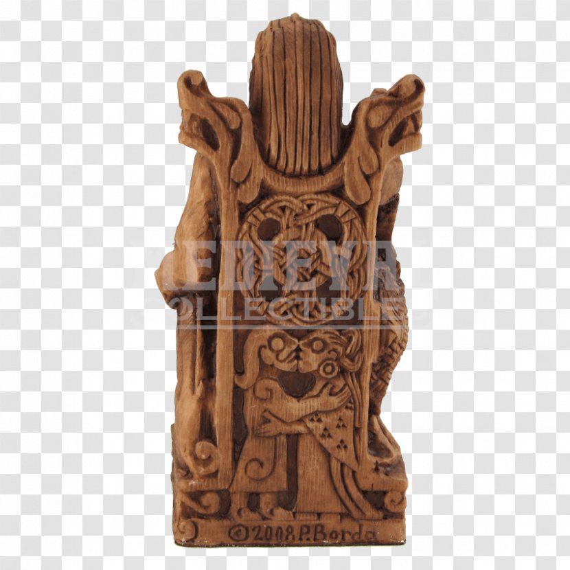 Freyr Norse Mythology Statue Viking Deity - Figurine - Wood Transparent PNG