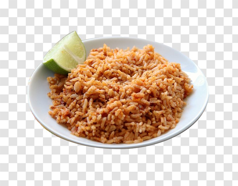 Spanish Rice Nasi Goreng Pilaf Mexican Cuisine Arroz Con Pollo - Cream Transparent PNG