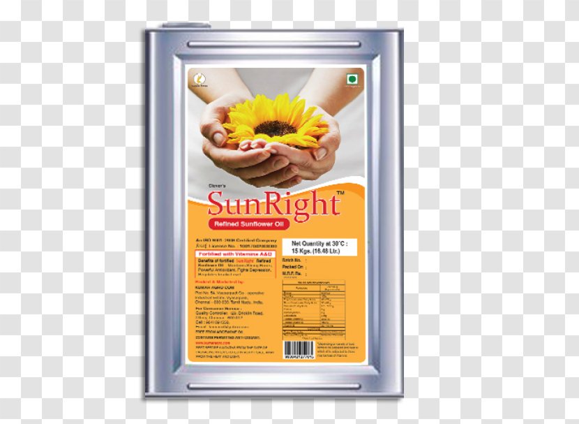 Sunflower Oil Vegetarian Cuisine Cooking Oils Frying Transparent PNG