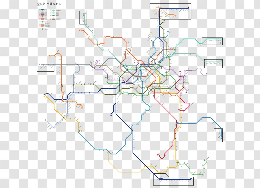 Seoul Station Rapid Transit Everline Gyeonggang Line Metropolitan Subway - Diagram - Government Transparent PNG