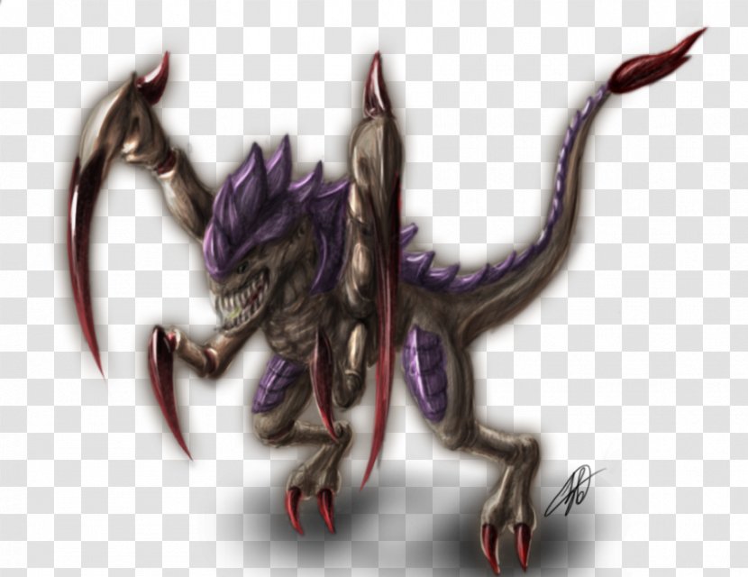 Zerg StarCraft II: Wings Of Liberty Artist Drawing - Alien Army Transparent PNG
