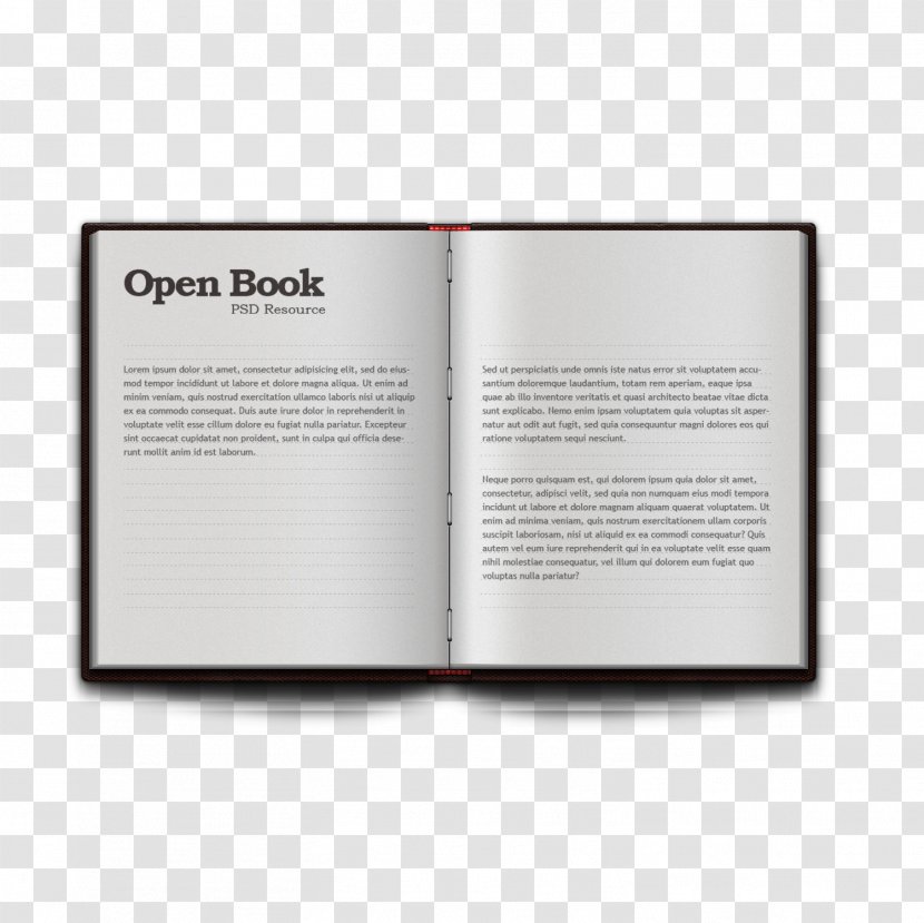 Laptop Designer Notebook - Text - Open The Transparent PNG