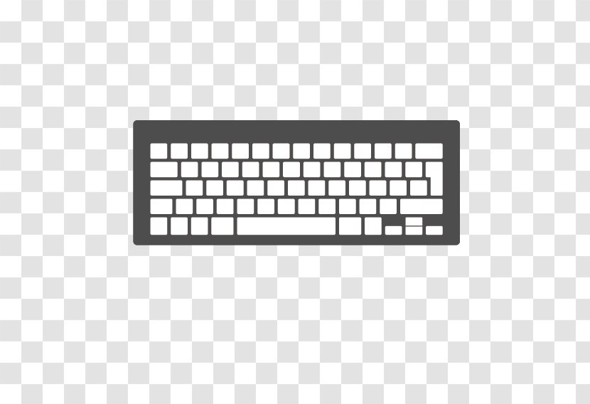 Computer Keyboard Mouse Laptop Logitech QWERTY - White And Black Vector Pattern Transparent PNG