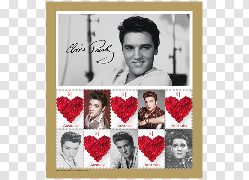Elvis Presley Collage Poster Phonograph Record Album Transparent PNG
