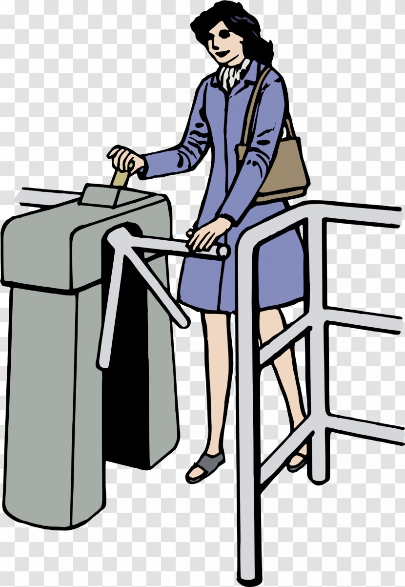 Turnstile Clip Art - Job - Standing Transparent PNG