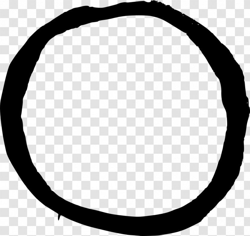 Clip Art Circle Image Vector Graphics - Circled Dot - Grunge Transparent PNG