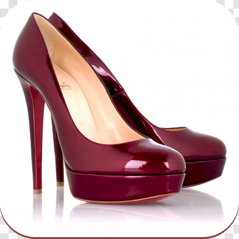 Court Shoe Patent Leather High-heeled Platform - Manolo Blahnik - Louboutin Transparent PNG