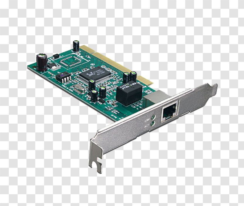 Network Cards & Adapters Gigabit Ethernet Conventional PCI - Pci Express - Computer Transparent PNG