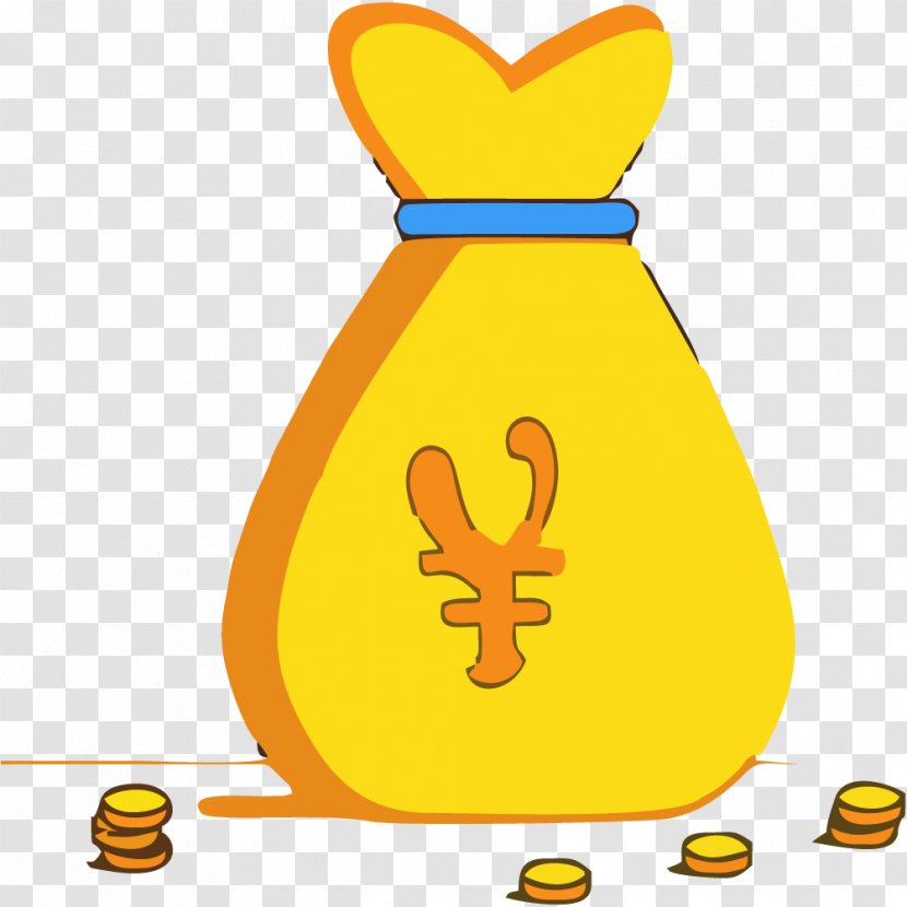 Money Bag - Cartoon - Vector Transparent PNG