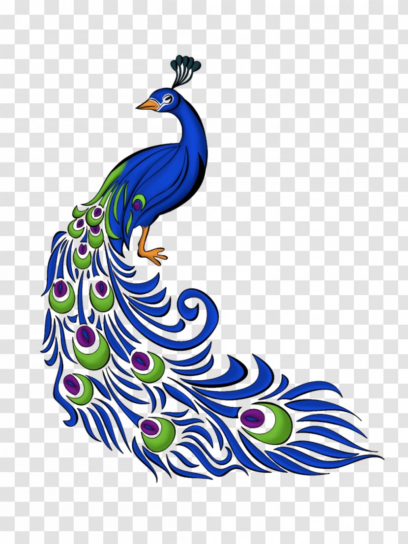 Asiatic Peafowl Drawing Clip Art - Peacock Transparent PNG