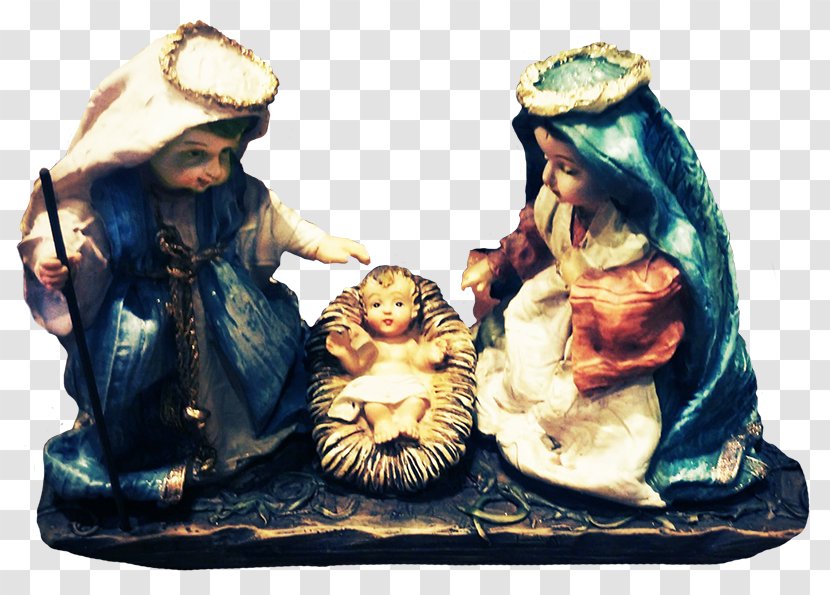 Nativity Scene Christmas Decoration Of Jesus Figurine - Elf Transparent PNG