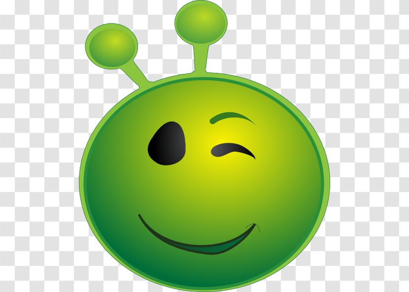 Smiley Emoji Clip Art - Green - Smile Transparent PNG
