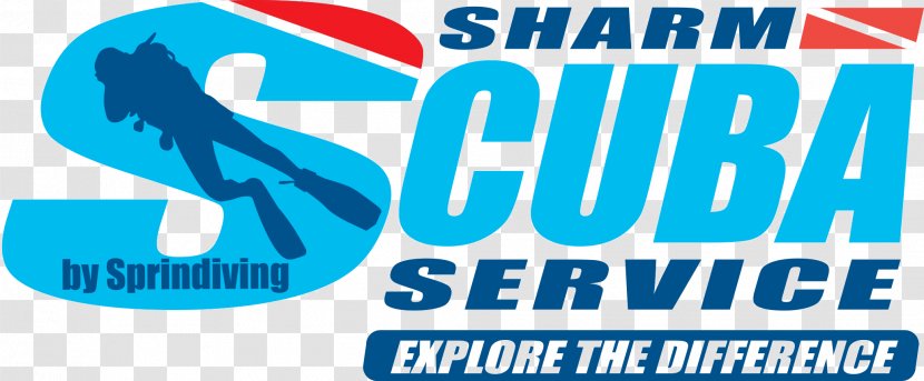 Sharm Scuba Service Diving Dive Center Underwater Set - Logo Transparent PNG