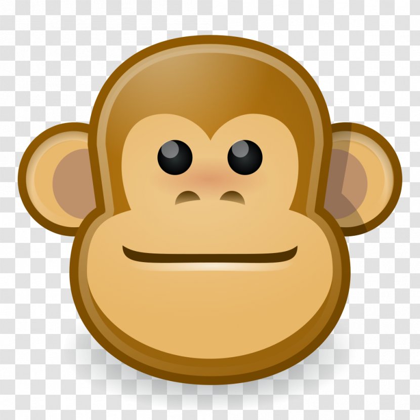 Monkey - Cartoon - Smile Transparent PNG