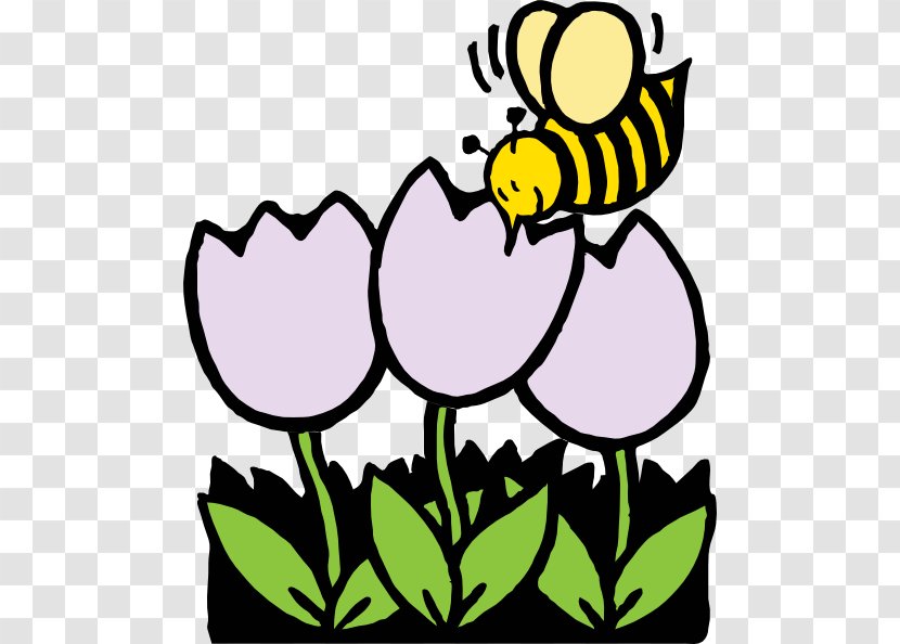 Bee Flower Clip Art - Bees Transparent PNG