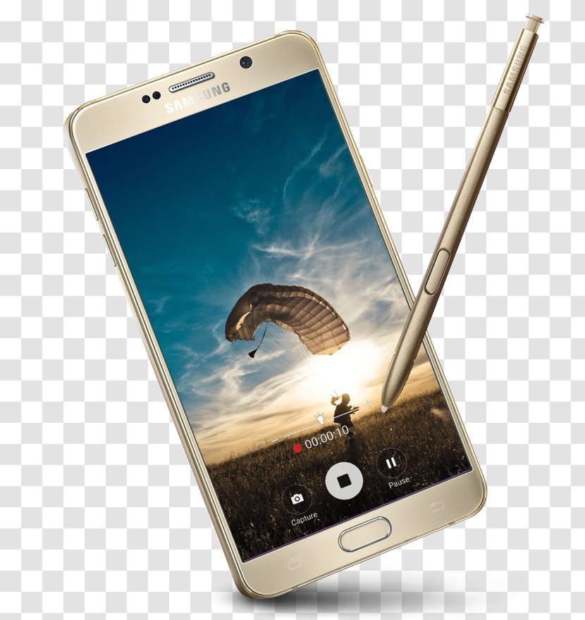 Smartphone Samsung Galaxy Note 5 Feature Phone - Electronic Device Transparent PNG