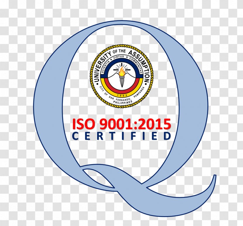 University Of The Assumption International Organization For Standardization ISO 9000 Certification - Approved Transparent PNG