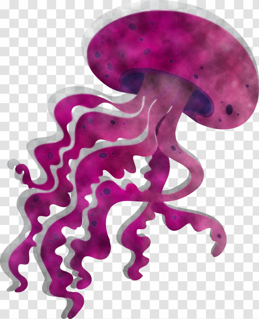 Octopus Pink Purple Violet Magenta Transparent PNG