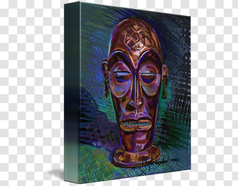 Modern Art Portrait Architecture - African Mask Transparent PNG