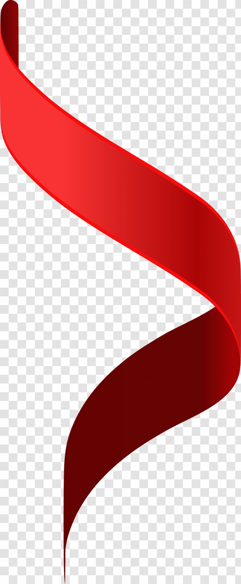 Red Ribbon User Interface Transparent PNG