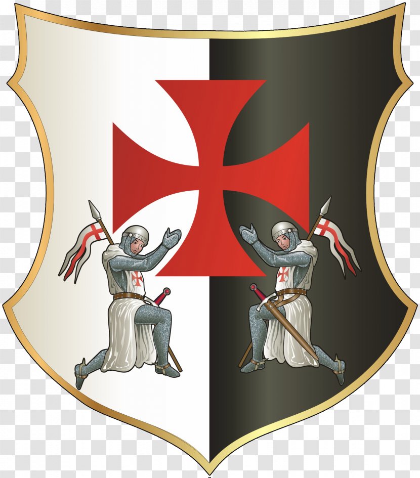 Crusades Solomon's Temple Knights Templar Chivalry - Military Order - Escudo Caballeros Transparent PNG