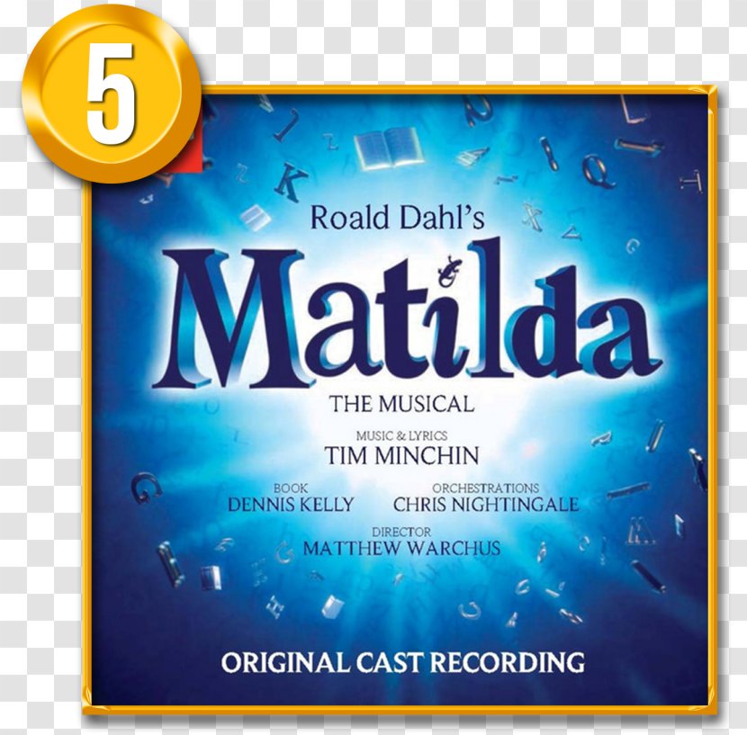 West End Of London Matilda The Musical Cast Recording Theatre - Watercolor Transparent PNG