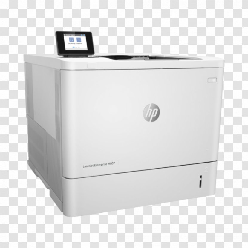 Hewlett-Packard HP LaserJet Enterprise M607n Printer Laser Printing - Hp Laserjet M605 - Hewlett-packard Transparent PNG