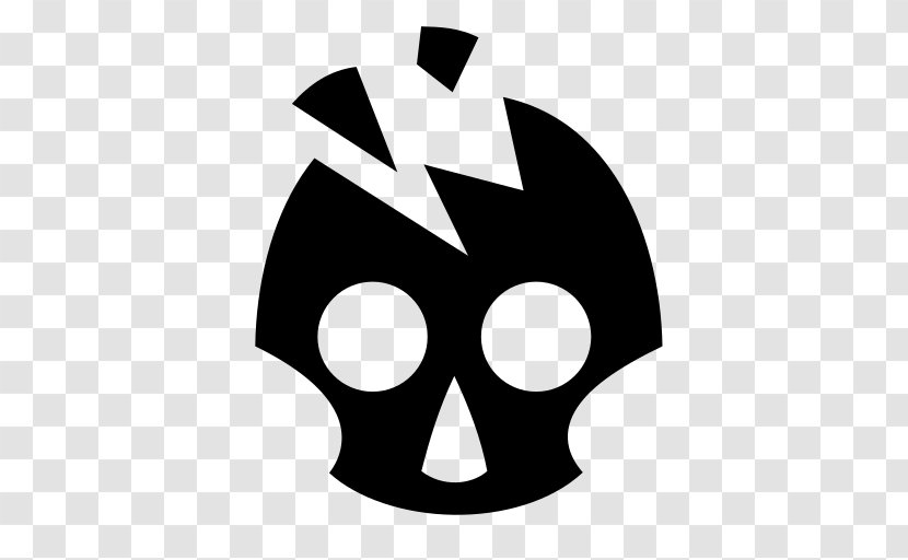 Skull Symbol - Monochrome Photography - Brain Game Transparent PNG