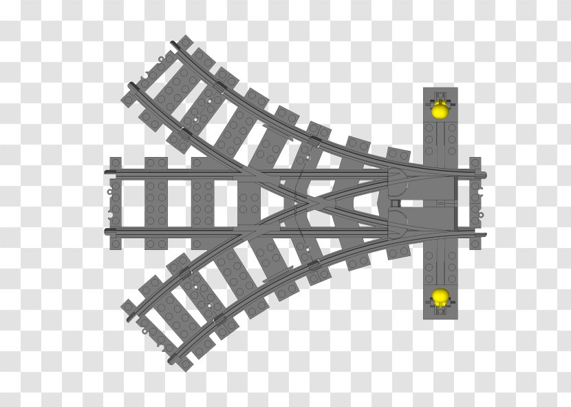 Lego Trains Rail Transport Wiring Diagram Track - Electrical Switches - Continuous Transparent PNG