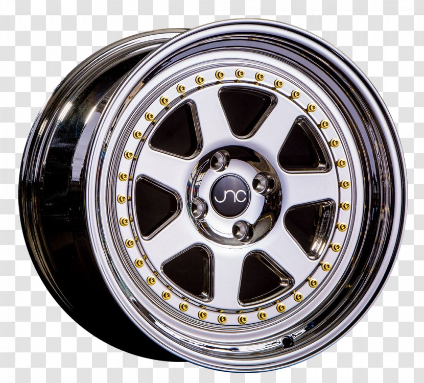 Alloy Wheel Car Rim Tire - Rivets Transparent PNG